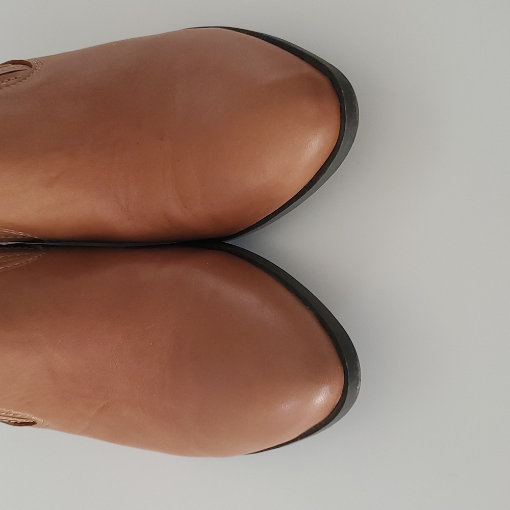 House of Harlow 1960 "Rowen" Western Slip-On Mule in Wheat-Colored Brown… - Picture 2 of 9